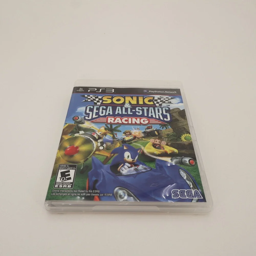 Sonic & SEGA All-Stars Racing Sony PlayStation 3 PS3 Game CIB Complete Manual